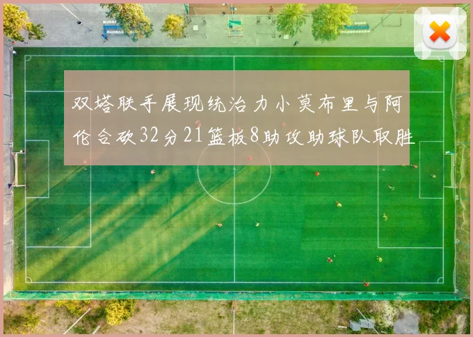 双塔联手展现统治力小莫布里与阿伦合砍32分21篮板8助攻助球队取胜